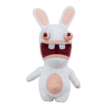 Rabbids Invasion Raving Rabbid with 2 Red Eyes Series 1 Talking Plush