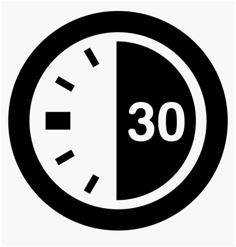 30 Seconds On A Timer - 30 Second, HD Png Download - kindpng