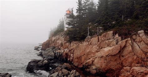 Acadia National Park Lighthouse Royalty Free Stock Video