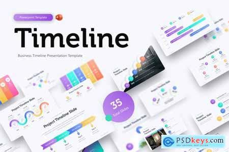 Business Timeline PowerPoint Template » Free Download Photoshop Vector ...