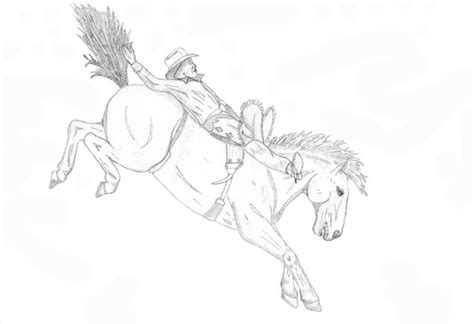 Sketch - Bronc Rider 7 by Lauren-Lee.deviantart.com on @DeviantArt ...