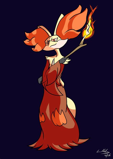 Delphox the Fox Pokemon by ComicGuy89 on DeviantArt