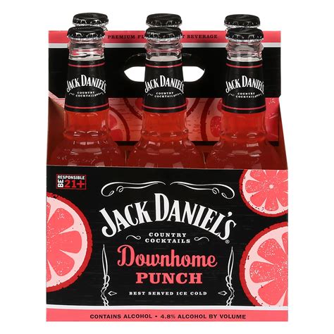 Jack Daniel's Country Cocktails Downhome Punch 6 pk Bottles - Shop Malt beverages & coolers at H-E-B