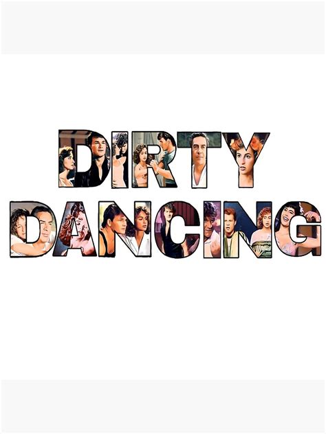 "Dirty dancing iconic scenes" Poster for Sale by froggyleggs | Redbubble