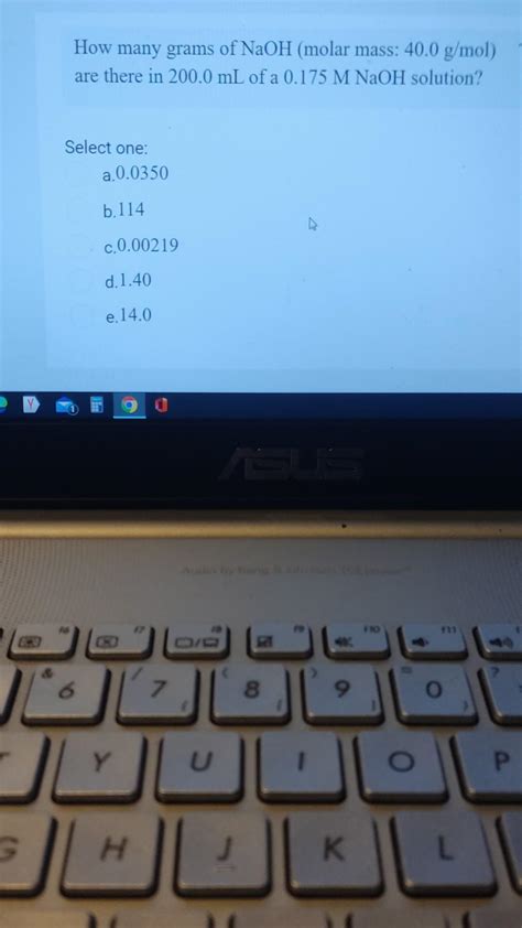 Solved How many grams of NaOH (molar mass: 40.0 g/mol ) are | Chegg.com