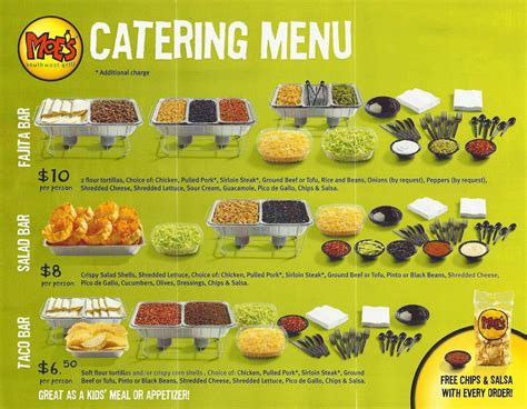 Menu at Moe's Southwest Grill restaurant, Sunrise, W Sunrise Blvd