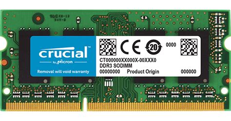 Crucial 8GB DDR3L-1600Mhz SODIMM Notebook Memory | Crucial | OS | Jordan