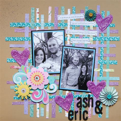 26 Brilliant Image of Scrapbook Page Ideas For Couples . Scrapbook Page ...