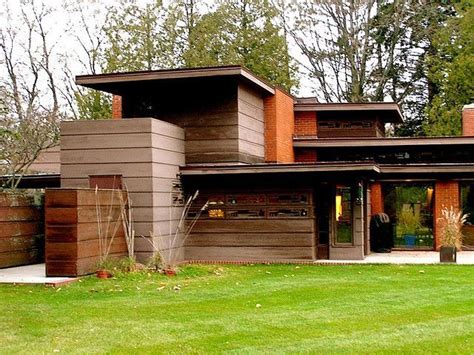 Wood and Brick | Frank lloyd wright usonian, Usonian house, Frank lloyd ...