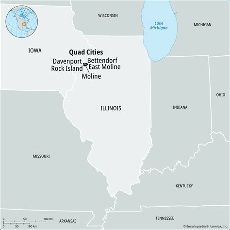 Quad Cities | Illinois, Iowa, Map, & Facts | Britannica