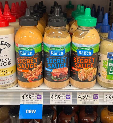 Get The Bottles Of Hidden Valley Secret Sauce For Just $2.05 Each At ...