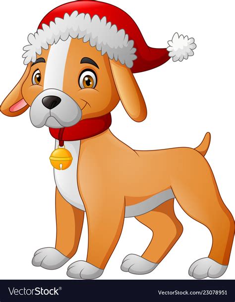 Dog With Santa Hat Clipart Jpeg