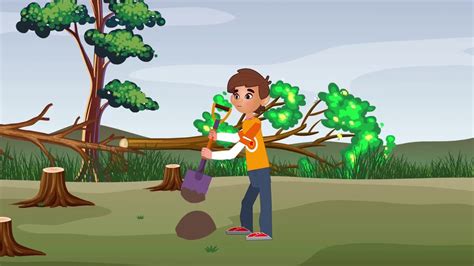 Deforestation 2-d animation - YouTube