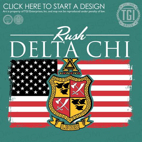 Delta Chi | ΔX | Fall Rush | Rush Shirt | Fraternity Rush | TGI Greek | Greek Apparel | Custom ...