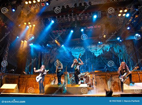 Iron Maiden In Concert Editorial Image - Image: 9927830