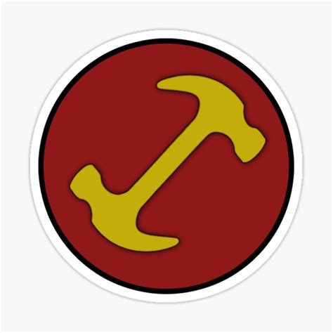 "Stonecutters symbol" Sticker for Sale by emmabunclark | Redbubble