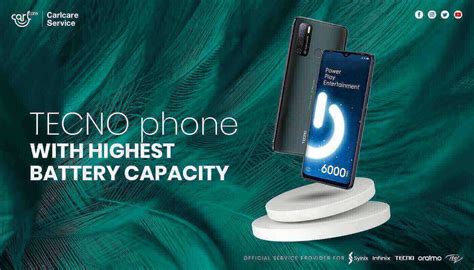 Kenya | TECNO Phone with Highest Battery Capacity - Carlcare