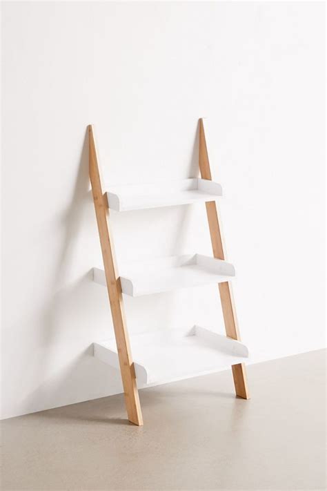 3-Tier Leaning Ladder Shelf | Ladder shelf, Leaning ladder shelf, Shelves