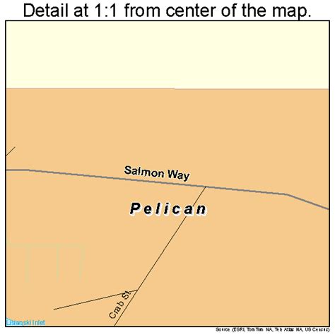 Pelican Alaska Street Map 0259650