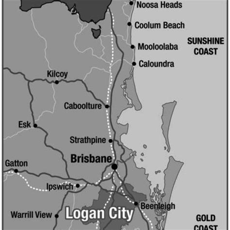 Location of Logan City in South-east Queensland, Australia [35 ...