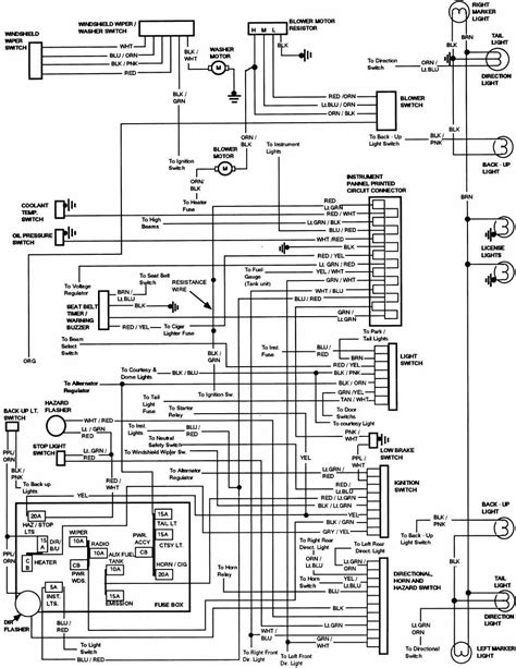 Wiring diagram for 1984 ford bronco ii