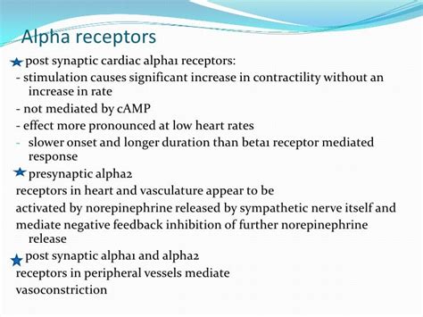 Inotropes & vasopressors