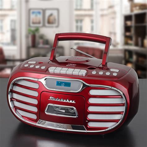 Studebaker Retro Edge Big Sound Bluetooth Boombox — MeTV Mall