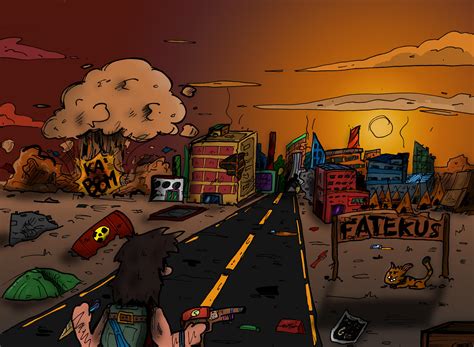 Post-Apocalyptic Town by DarkGosp on DeviantArt