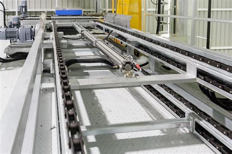 Chain roller conveyor 1906794 Stock Photo at Vecteezy