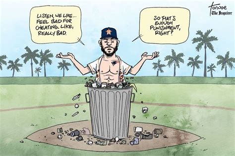 Cuba Journal: Sports cartoon: Cheaters never win ... except José Altuve ...