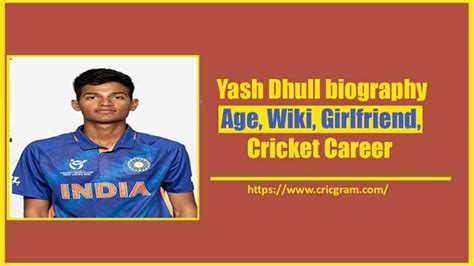 Yash Dhull biography – Age, Wiki, Girlfriend, Cricket Career, Family ...