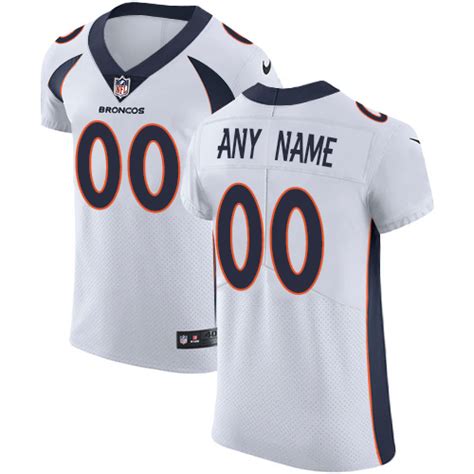 Nike Denver Broncos Customized White Stitched Vapor Untouchable Elite Men's NFL Jersey ...