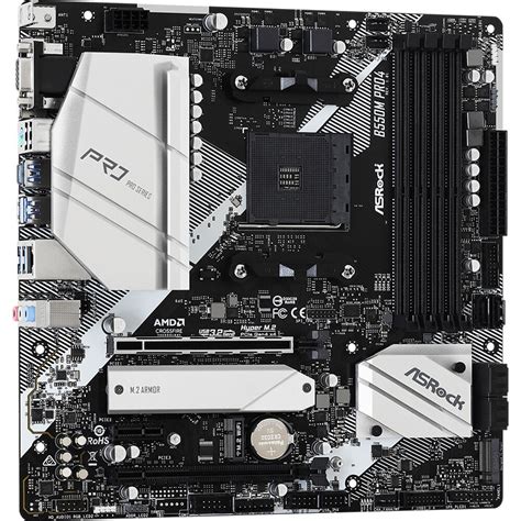 ASRock B550M PRO4 AM4 Micro-ATX Motherboard B550M PRO4 B&H Photo