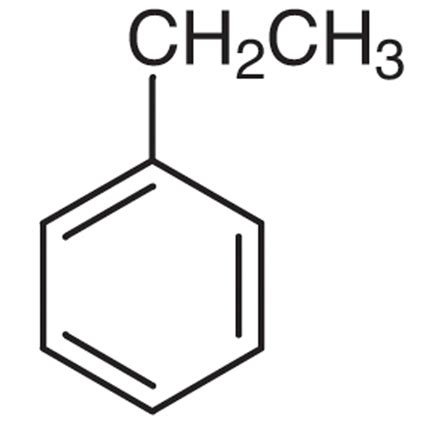 Draw the structure of the product formed when benzene reacts with ethene. | Study.com