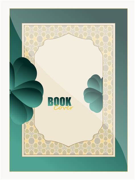 Islamic Book Cover Design templates. Size A4, vertical. 15719749 Vector ...