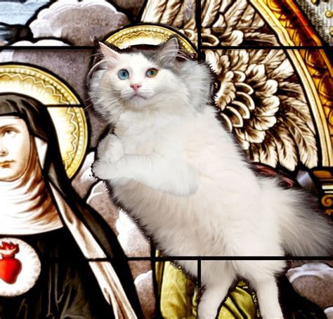 The story of St.Gertrude, patron saint of cats