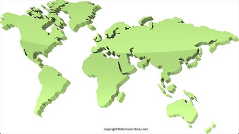 Printable World Map Clip art - Blank World Map