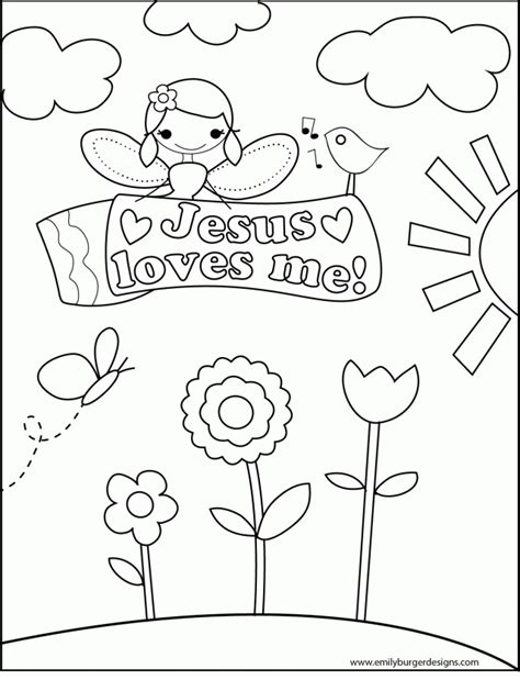 Jesus Loves Me Sheets Colouring Pages Page 2 283528 Jesus Loves Me ...