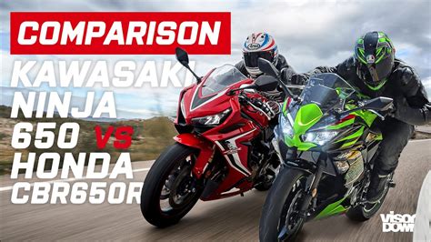 Head to head: Honda CBR650R vs Kawasaki Ninja 650 | Visordown