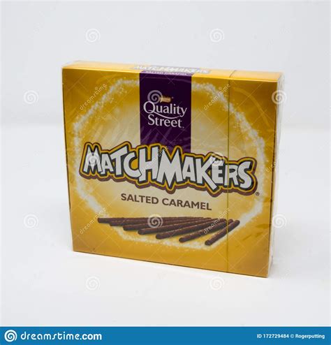 Salted Caramel matchmakers editorial stock image. Image of business - 172729484