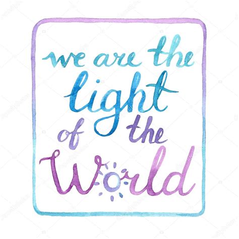 We are the light of the world Stock Vector Image by ©Teploleta #73365173