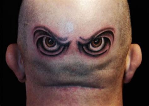 12-Weird-and-Funny-Head-Tattoos-002 - FunCage