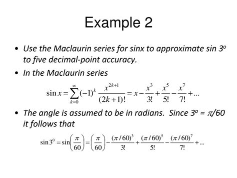 PPT - Convergence of Taylor Series PowerPoint Presentation, free download - ID:3603440