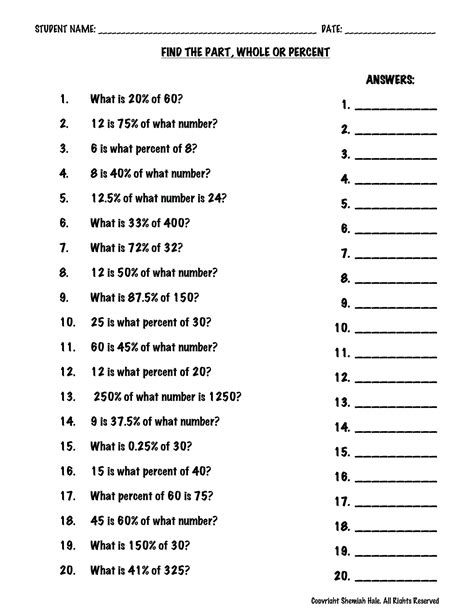 10++ Percent Of Change Worksheet – Worksheets Decoomo