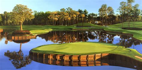 The 17th at TPC Sawgrass. | ゴルフ場