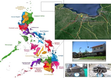 Map of Cagayan de Oro City, Philippines showing the experimental... | Download Scientific Diagram