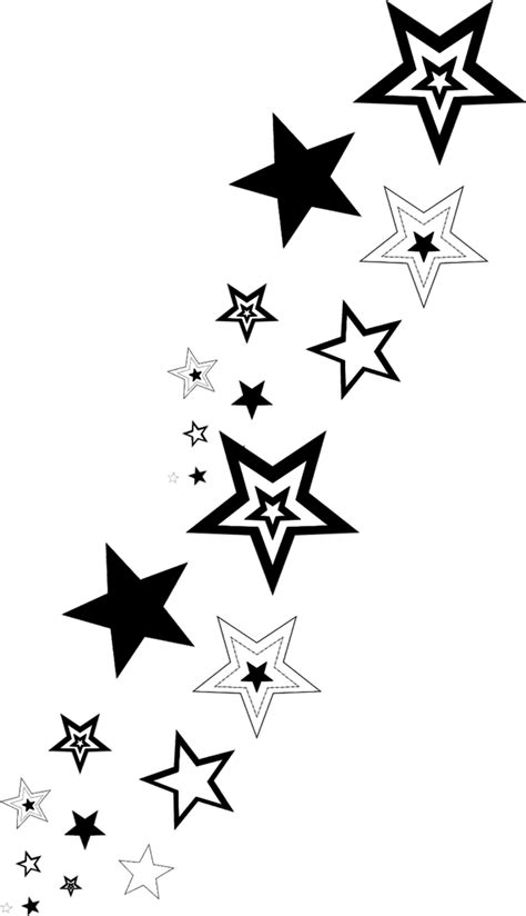 36+ Cute star clipart black and white you should have it