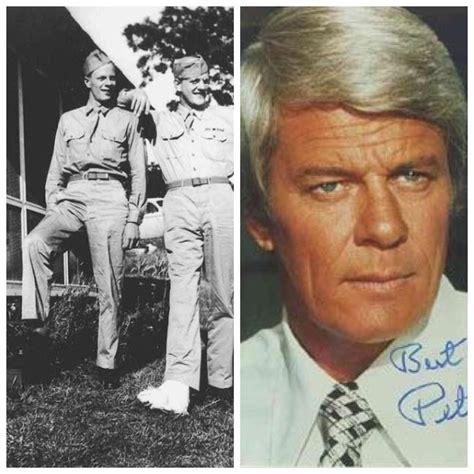 Peter Graves (left) with brother James Arness (whiich I didn't know-checked and its true) during ...