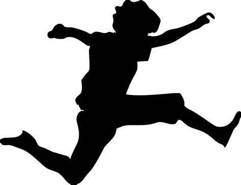 Man Long Jump Silhouette Transparent Png And Svg Vector File | Images ...