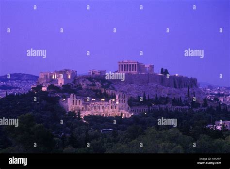 PARTHENON ACROPOLIS ATHENS GREECE Stock Photo - Alamy